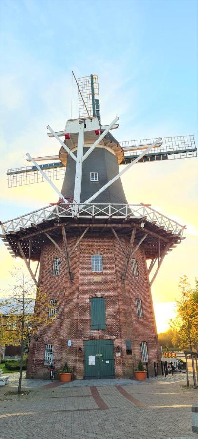 Idyllisches Ferienhaus Naehe Meyer Werft Papenburg Buitenkant foto
