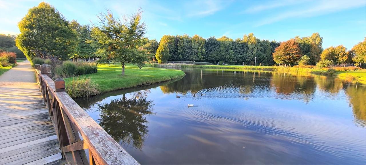 Idyllisches Ferienhaus Naehe Meyer Werft Papenburg Buitenkant foto